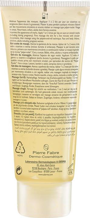 Voedingswaarden en ingrediënten A-Derma Epitheliale A.H. Massage (100 ml)
