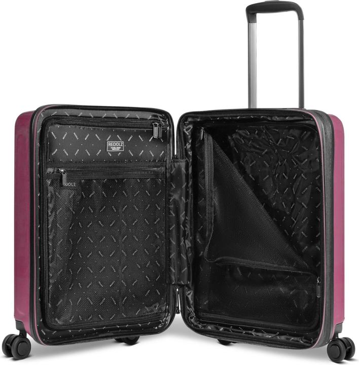 Image du produit Redolz Essentials 14 Trolley de cabine à 4 roues 55 cm Compartiment pour ordinateur portable avec plis (45 l, Bagage à main (jusqu'à 50l))