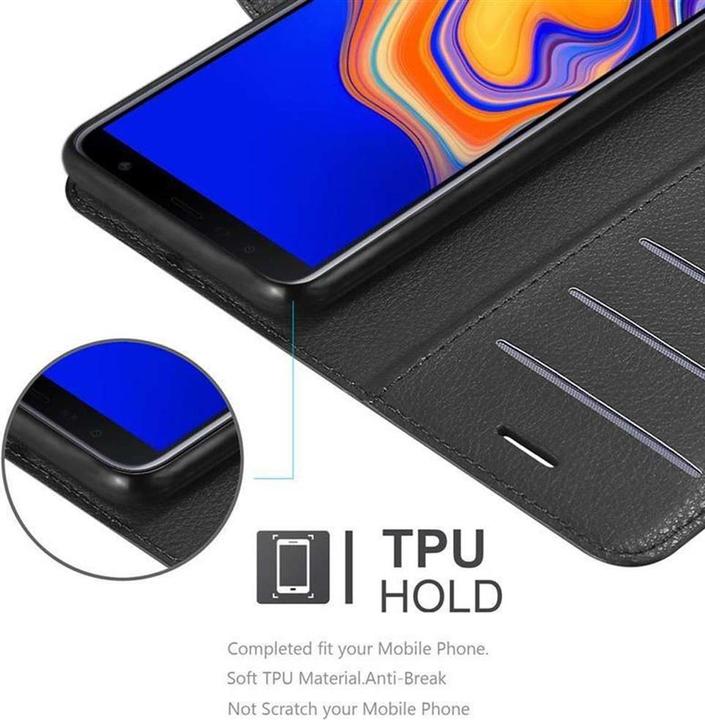Actual product image Cadorabo Book with stand function cover (Samsung Galaxy J4+)