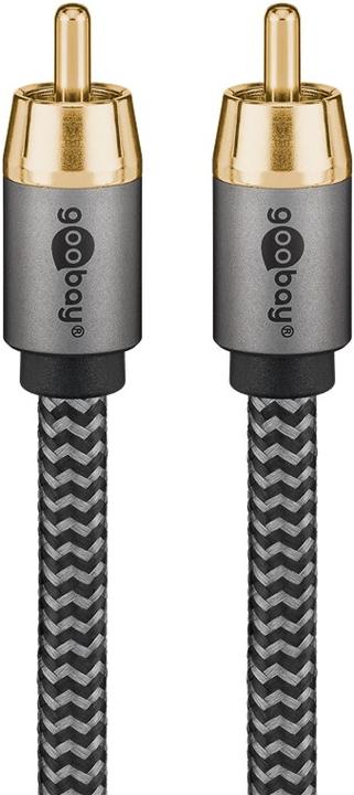 Image du produit Goobay Câble RCA mono, 5 m, Sharkskin Grey (5 m, RCA)