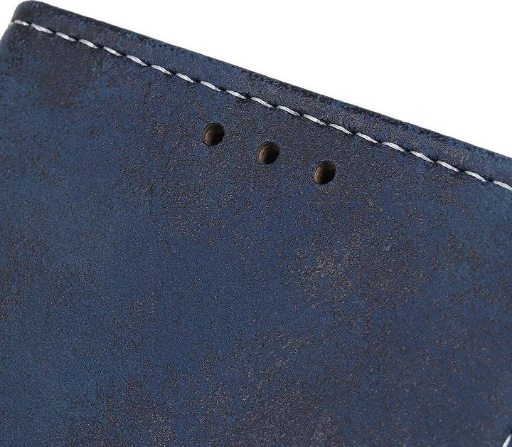 Produktbild Cover-Discount Xiaomi 11T - Vintage Etui Wildleder Optik dunkelblau (Xiaomi Mi 11T Pro)