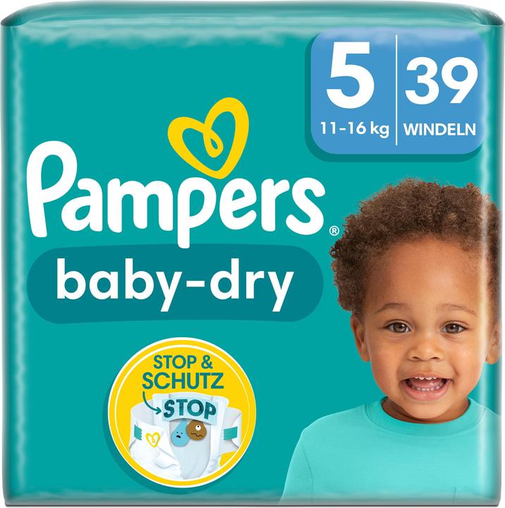 Actual product image Pampers Baby-Dry (Size 5, Pack, 39 Piece)