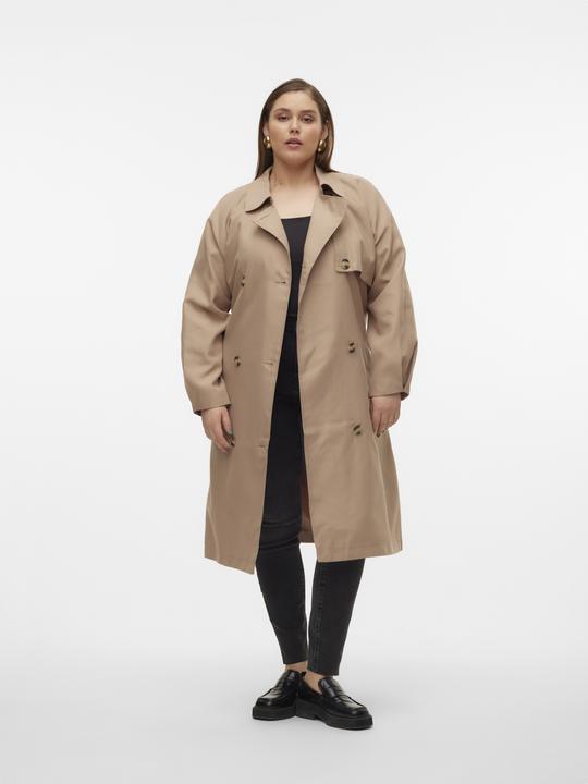 Produktbild Vero Moda Fly-Away Kragen Curve Mantel Trenchcoat (50)