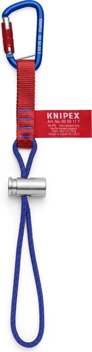 Produktbild Knipex Adapterschl. 6kg + Mat.-Karabiner