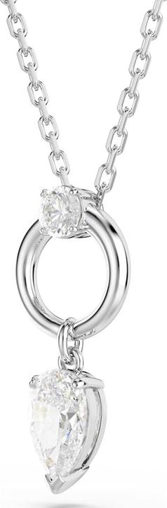 Produktbild Swarovski Mesmera Halskette Tropfenschliff Weiss Rhodiniert