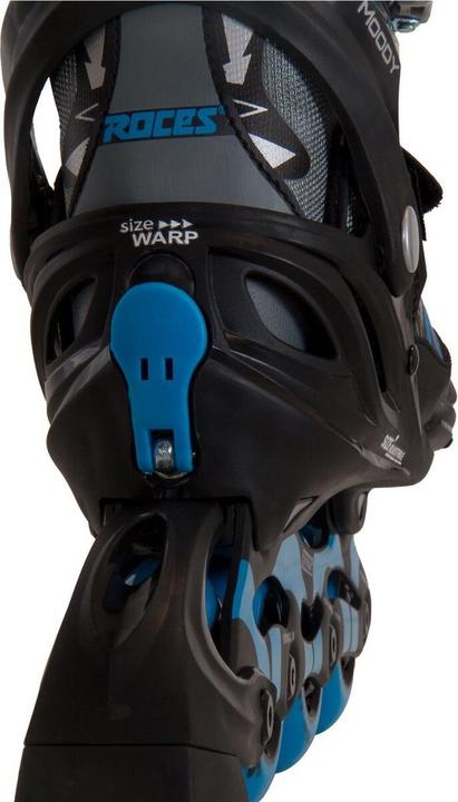 Actual product image Roces Roller Skates Moody Boy Tif 400855 01, black-blue - 30-35 (39)