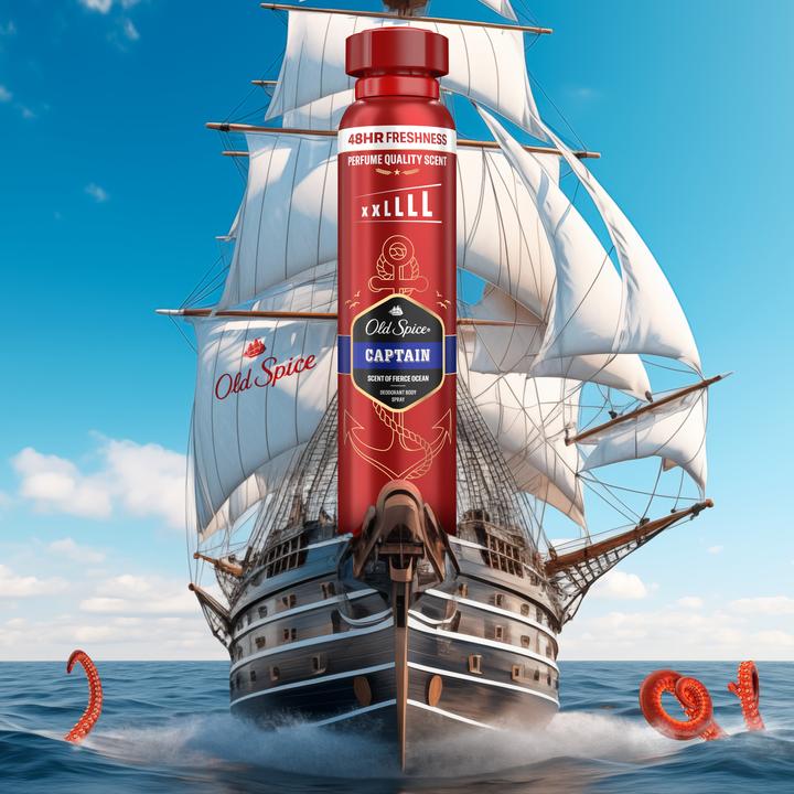 Immagine prodotto Old Spice Capitano (Getto vaporizzato, 250 ml)