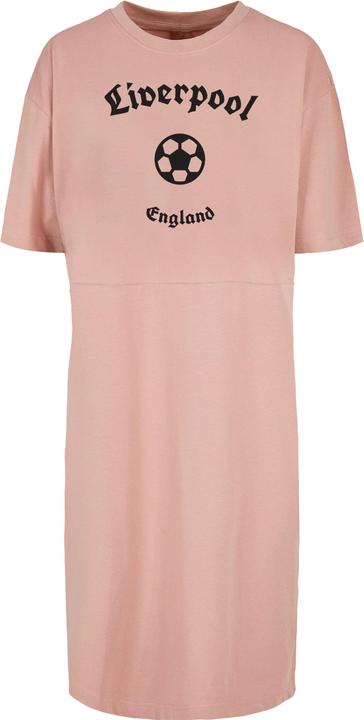 Merchcode Ladies Liverpool Organic Oversized Slit Tee Dress - 117775 (M)