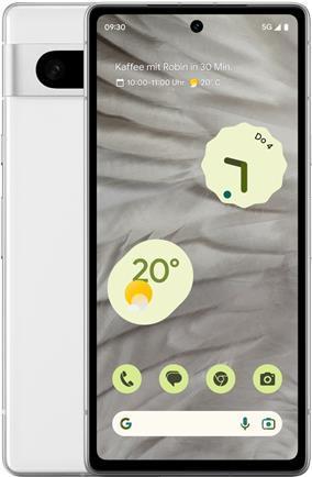 Actual product image Google Pixel 7a (128 GB, Snow, 6.10", SIM + eSIM, 64 Mpx, 5G)