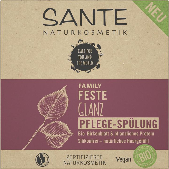 Actual product image Sante Conditioner Organic Birch Leaf & Vegetable Protein 60 g (Solid shampoo)