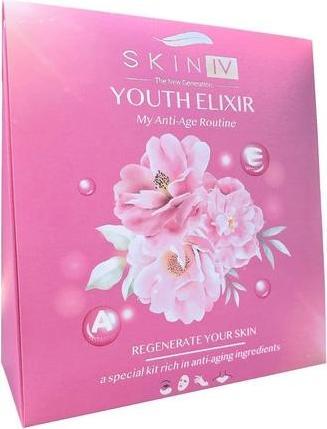 Actual product image Skin Gin Skin IV Korean Youth Elixir My Anti-Age Routine Kit Eye Counter Cosmetic Hand Gloves Decollete Camel (Facial care set)