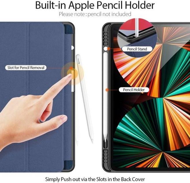 Actual product image Dux Ducis Domo Tri-fold (iPad Pro 12.9 2022 (6th Gen), iPad Pro 12.9 2021 (5th Gen))