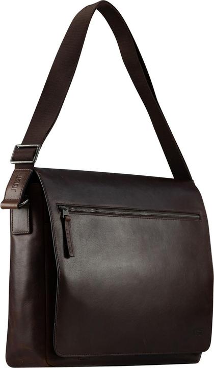 Actual product image Jost Lund briefcases messenger leather 41.5 cm laptop compartment (17.72")