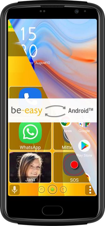 Image du produit Bea-Fon M7 Lite (32 Go, Noir, 5.50", Double SIM, 13 Mpx, 4G)