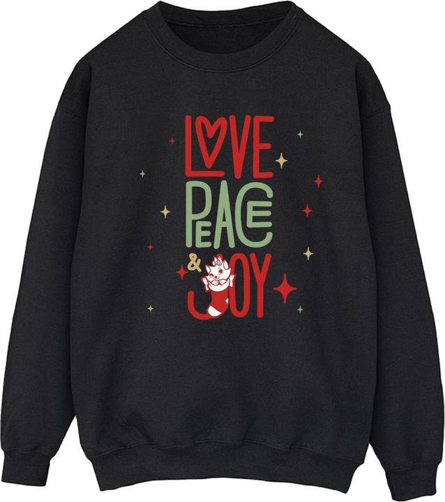 Disney The Aristocats Marie Love Peace Joy Sweatshirt (XXL)