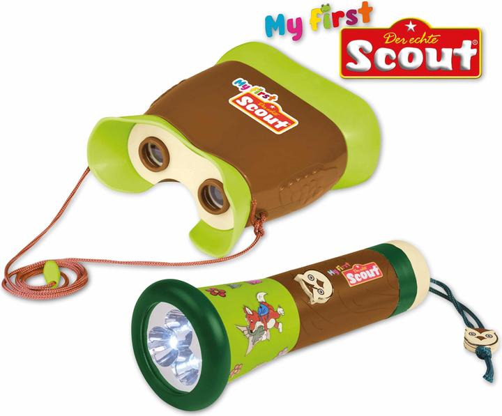 Actual product image Happy People My first Scout binoculars and torch