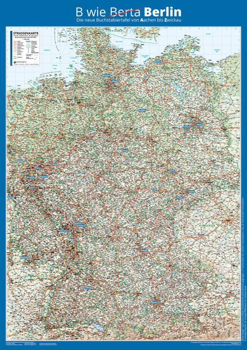 Produktbild Kastan.Buchst-Strasskte Deutschl.gerollt