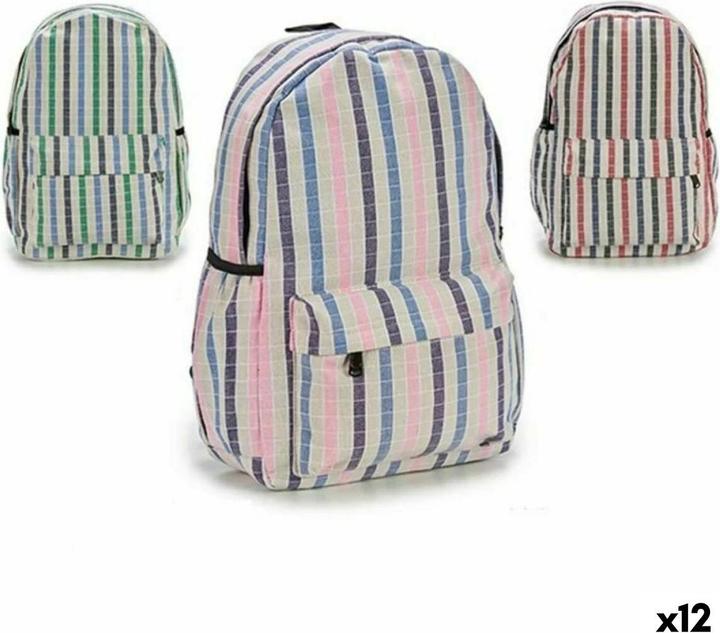 Actual product image Pincello School Bag AR1903643 Multicolour 13 x 45 x 31 cm Stripes (12 Units)