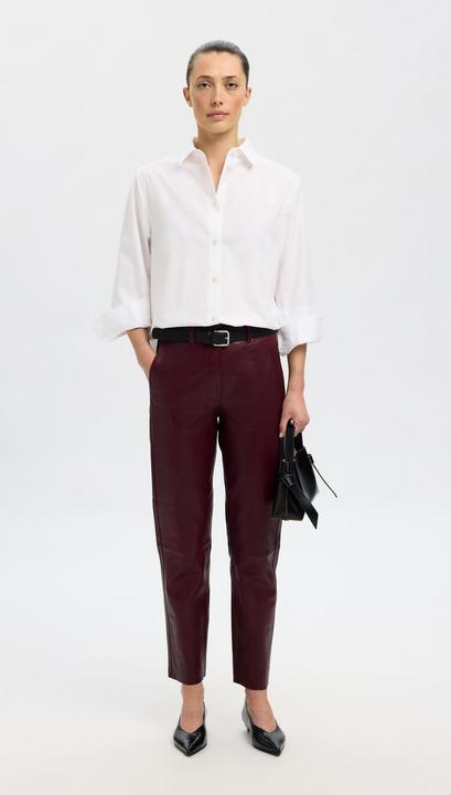 Produktbild Selected Femme Tapered Lederhose (42)