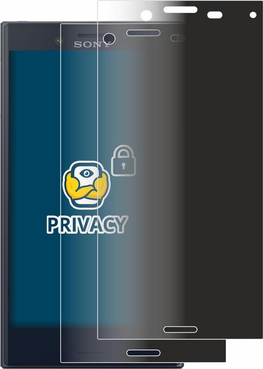 Produktbild BROTECT Sichtschutzfolie Anti-Spy Privacy Folie Blaulicht-Schutz (2 Stück, Sony Xperia X Compact)