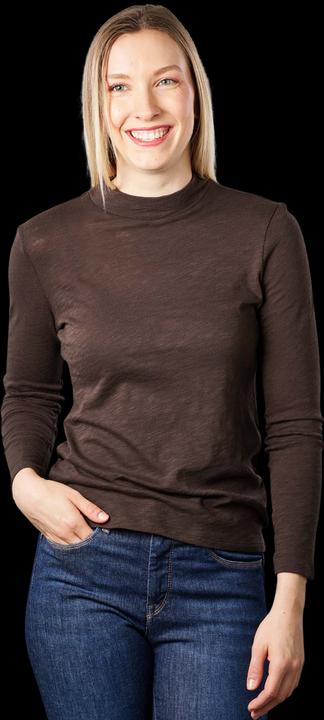 Immagine prodotto Marc O'Polo T-Shirt a manica lunga collo alto noce profondo (XL)