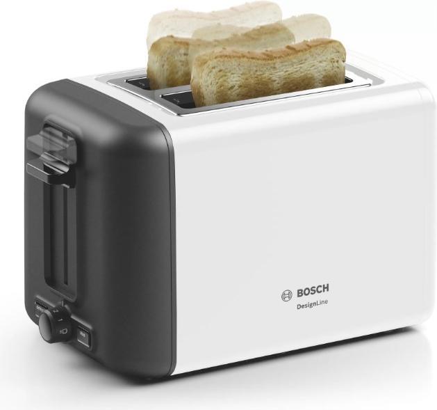 Actual product image Bosch Hausgeräte TAT3P421 toaster 2 slice(s) Black, White