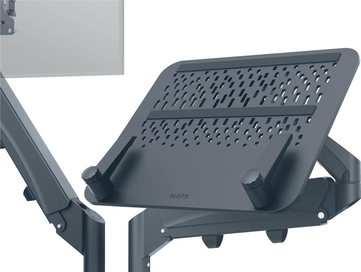 Produktbild Leitz Ergo Platzsparender Dual Monitorarm mit Laptophalterung (Tisch, 32.01")