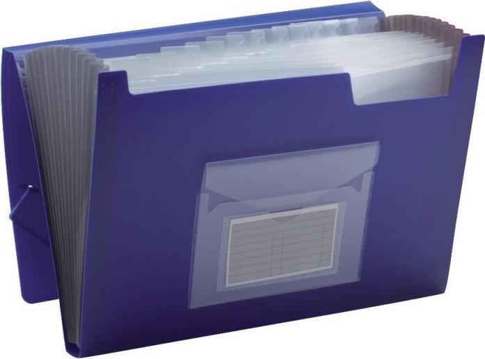 Immagine prodotto Q-Connect Borsa a ventaglio blu (A4, 1 x)