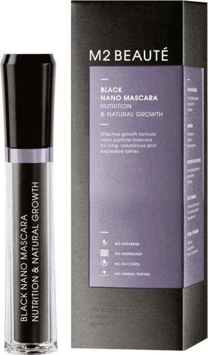 Actual product image M2 Beauté M2 Beaute Mascara Intens Black Natural & Nutrition 6ml