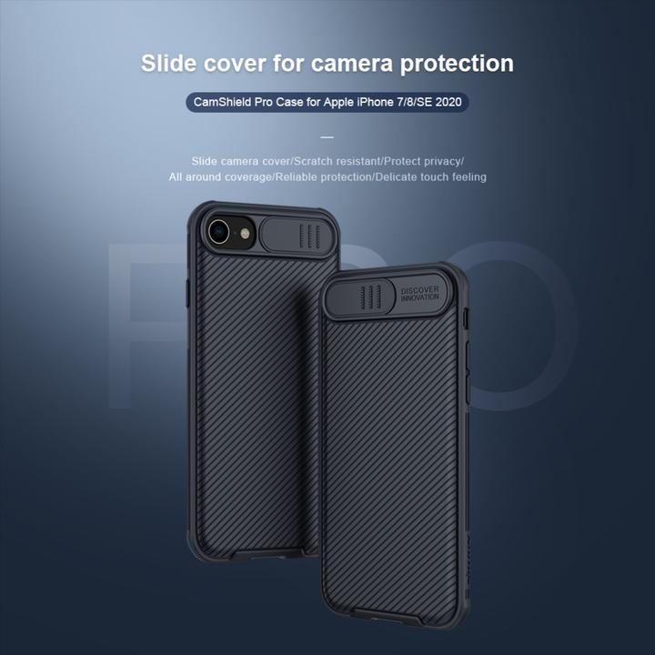 Actual product image Nillkin CamShield Series Hardcase Cover (Apple iPhone SE, Apple iPhone 8)
