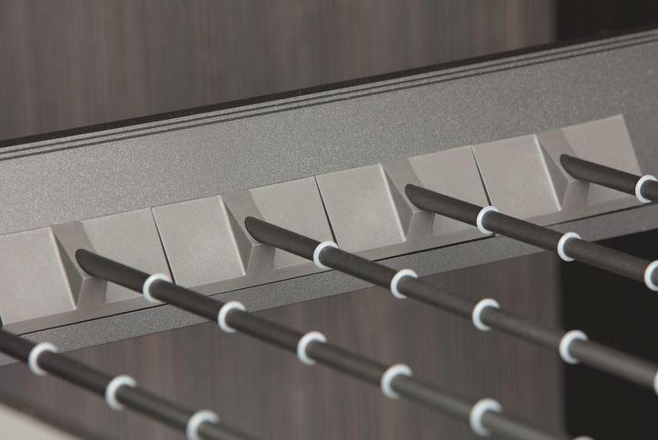 Actual product image Servetto Trouser rail bars Papillon anthracite