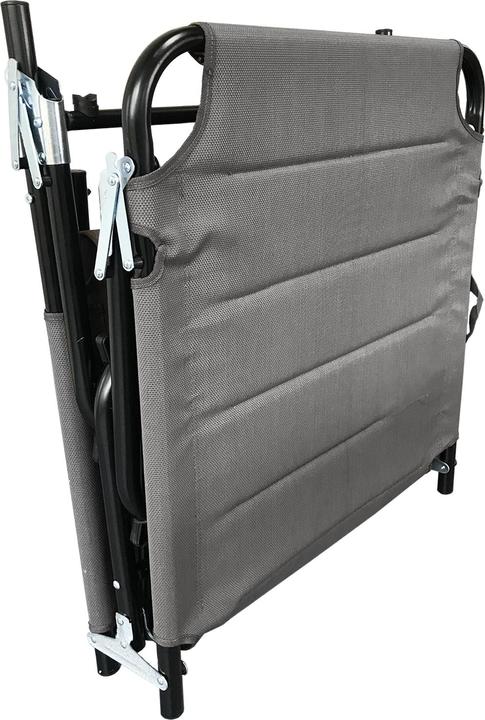 Actual product image Mojawo XXL Aluminium verstellbare Gartenliege mit Dach L200xB70cm (200 cm)