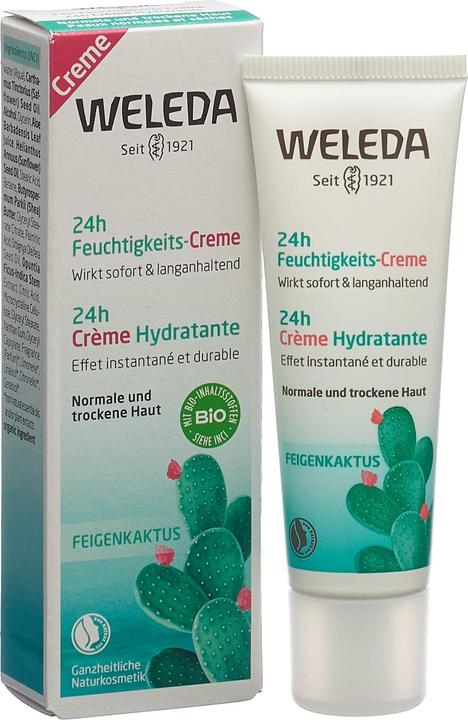 Actual product image Weleda Prickly Pear 24h Moisturizing Cream (30 ml, Day cream)