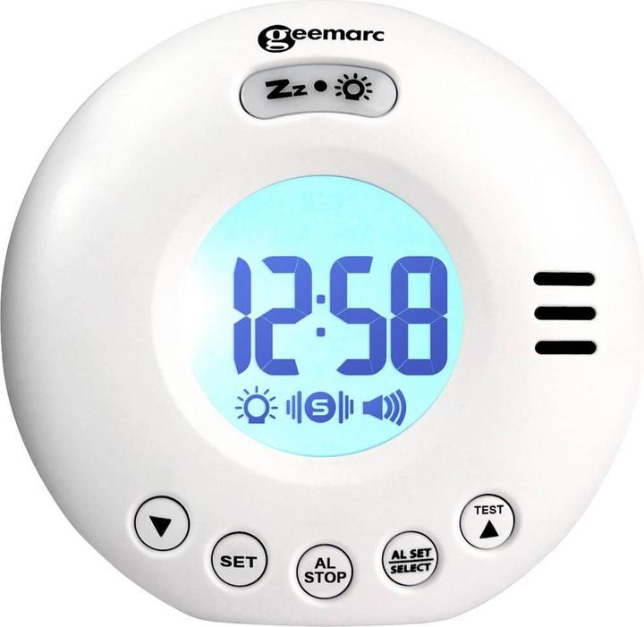 Actual product image Geemarc JWNS-VOYAGERV2 WH I Electronic alarm clock White