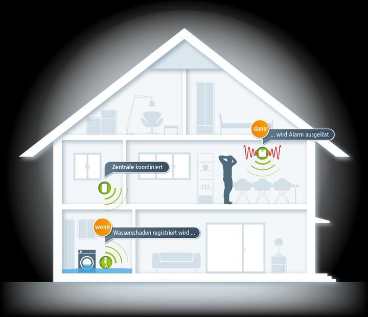 Actual product image Devolo Home Control Water Detector