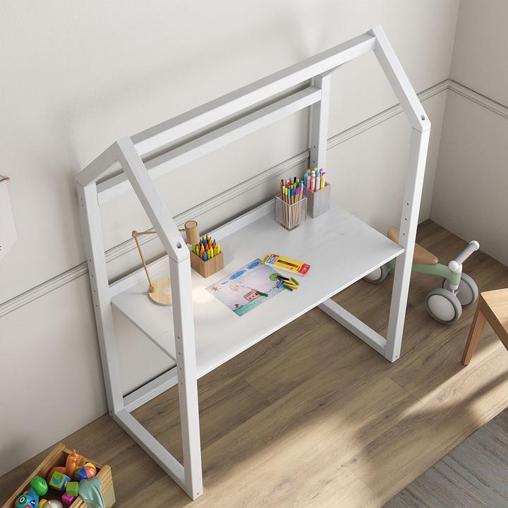 Actual product image IDIMEX Kinderschreibtisch TINA höhenverstellbar – Weiss