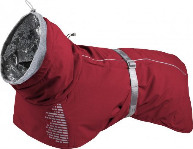 Actual product image Hurtta Winter coat Extreme Warmer wine red, 40 (S, Dog coat)