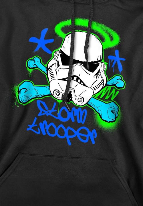 Immagine prodotto Star Wars Felpa con Cappuccio Stormtrooper Stencil Uomo (L)