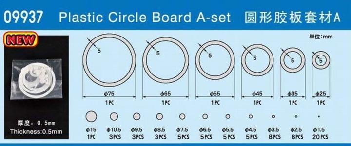 Image du produit Master Tools Plateau circulaire en plastique A-set