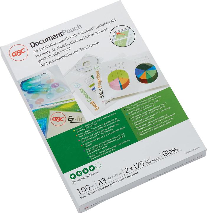 Image du produit GBC Films de plastification de qualité supérieure (A3, 100 pièce(s), 175 µm)