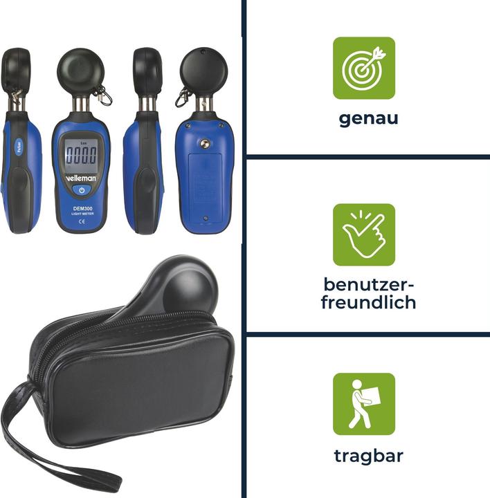 Actual product image Velleman Luxmeter