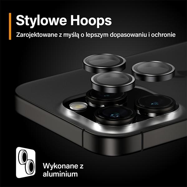Actual product image PanzerGlass Hoops Camera Lens Protector (1 Piece, Apple iPhone 15 Pro, Apple iPhone 15 Pro Max)