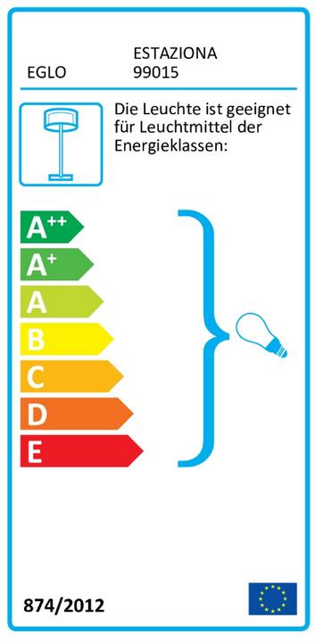 Energie-Label EGLO Stehleuchte ESTAZIONA 1x E27, Schwarz (E27)