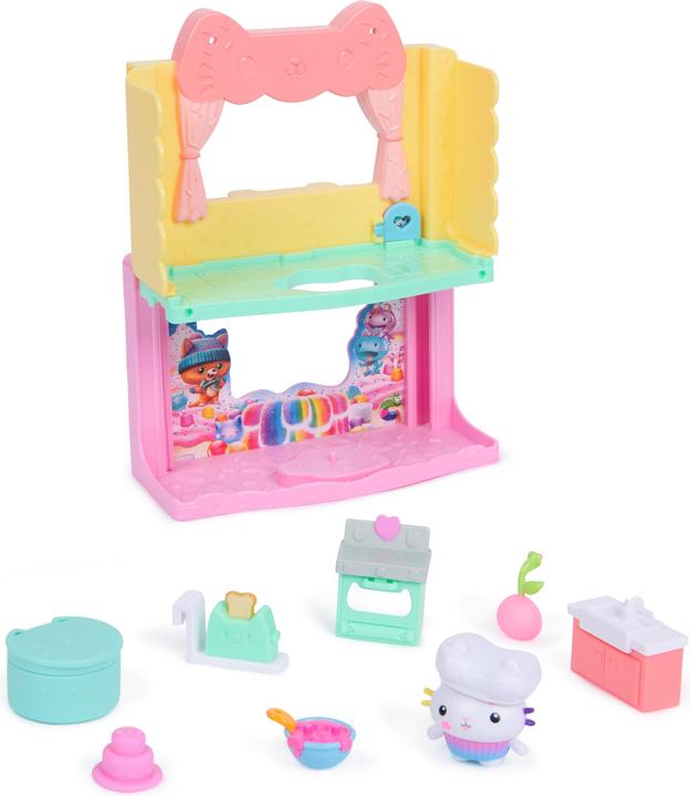 Actual product image Gabby's Dollhouse : The film - Portal Room Kuchi's sugar-sweet sprinkle kitchen