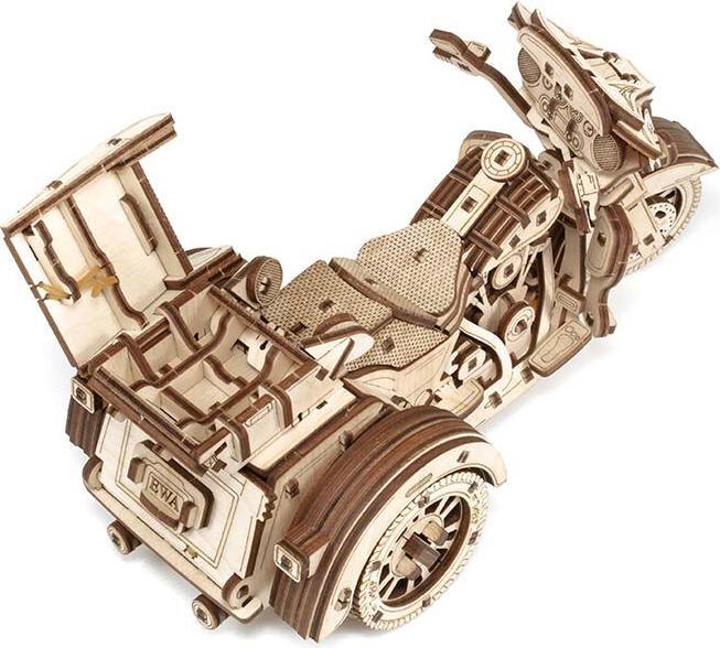 Image du produit Eco Wood Art Kit de maquette 3D en bois - Moto trike