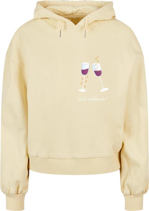 Produktbild Merchcode Ladies Let's celebrate Organic Oversized Hoody - 113247 (S)
