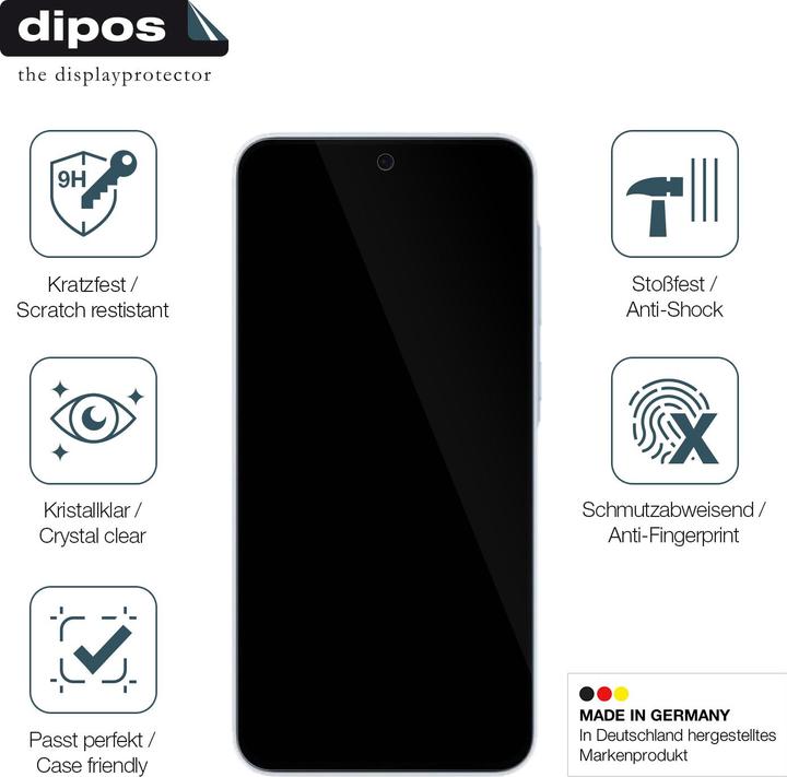 Produktbild Dipos Displayschutz Anti-Shock (2 Stück, Samsung Galaxy A35)