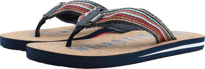 Actual product image Weird Fish Mens Englewood Cork Flip Flops (42)