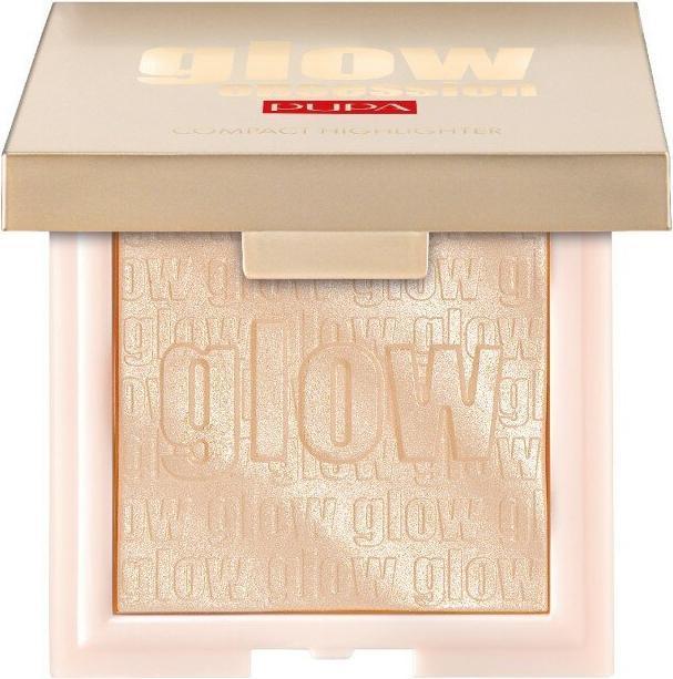 Productafbeelding Pupa Milano Pupa Glow Obsession Compact Highlighter 100 Licht Goud 6g (#100 Licht, Markeerstift, 6 g)