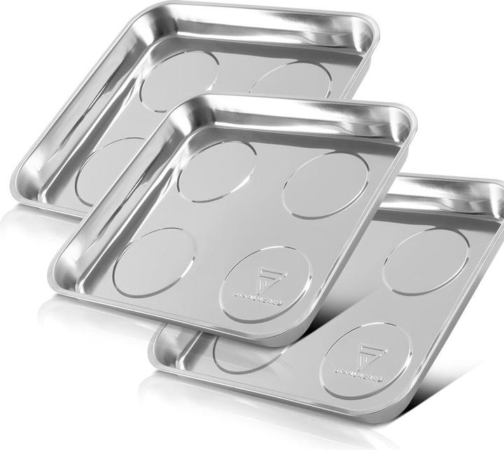 Produktbild Stahlwerk Magnetschale MS-30 ST 3er Set 270 x 292 x 30mm Magnetteller Haftschale (3 x)